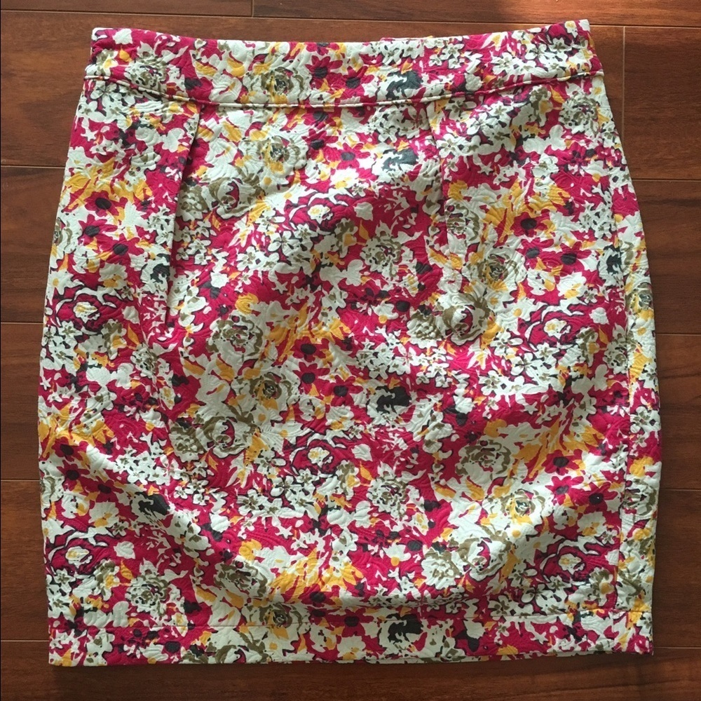 Tulle Anthropologie Floral Skirt